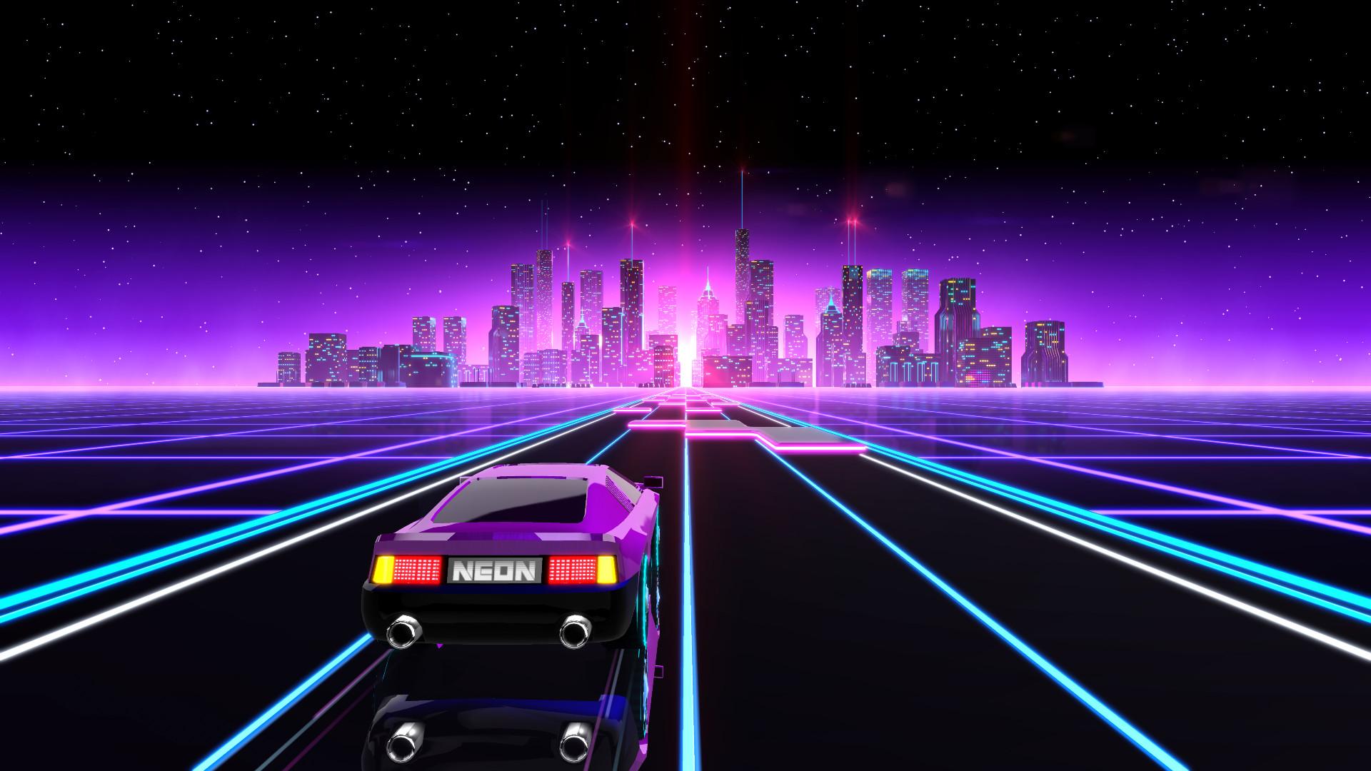 霓虹飞车/Neon Drive