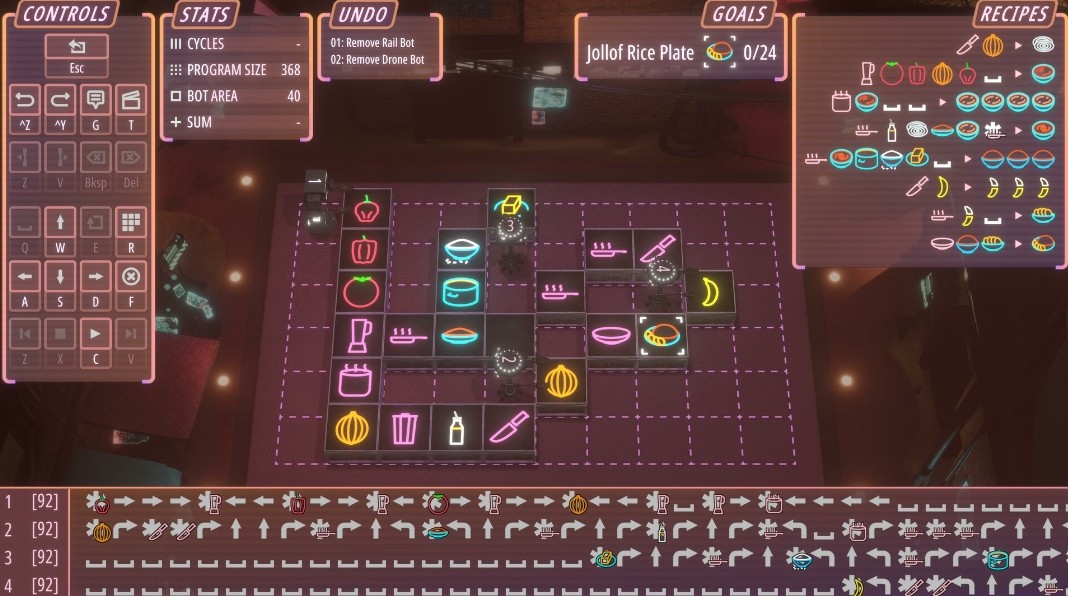 霓虹面：赛博朋克厨房自动化/Neon Noodles - Cyberpunk Kitchen Automation