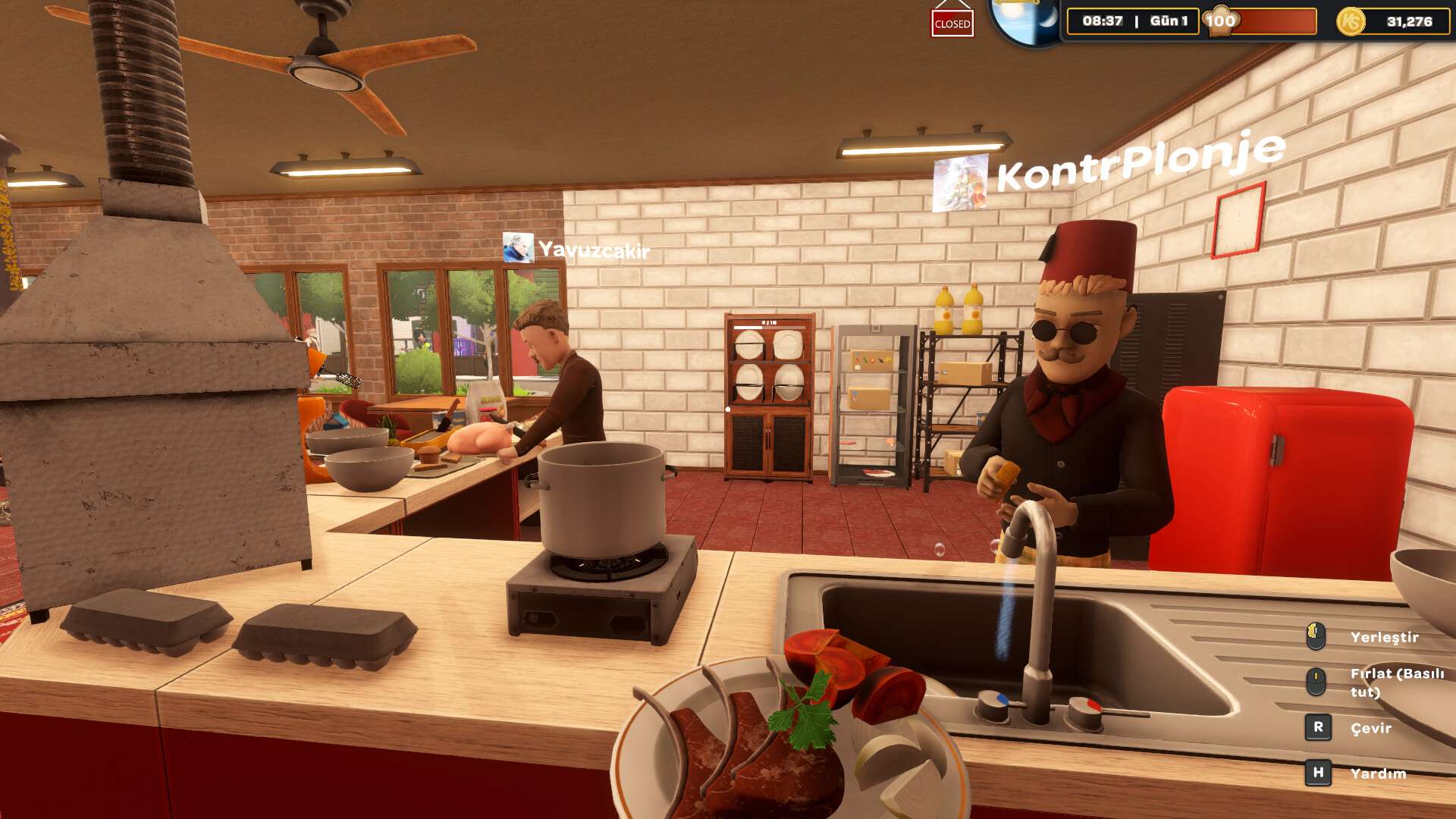 烤肉串模拟器/Kebab Chefs! - Restaurant Simulator/支持网络联机_1