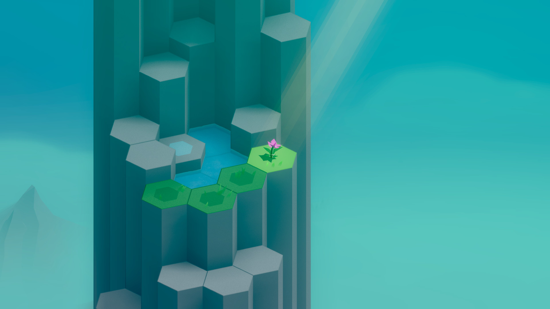 春天的瀑布/Spring Falls_0