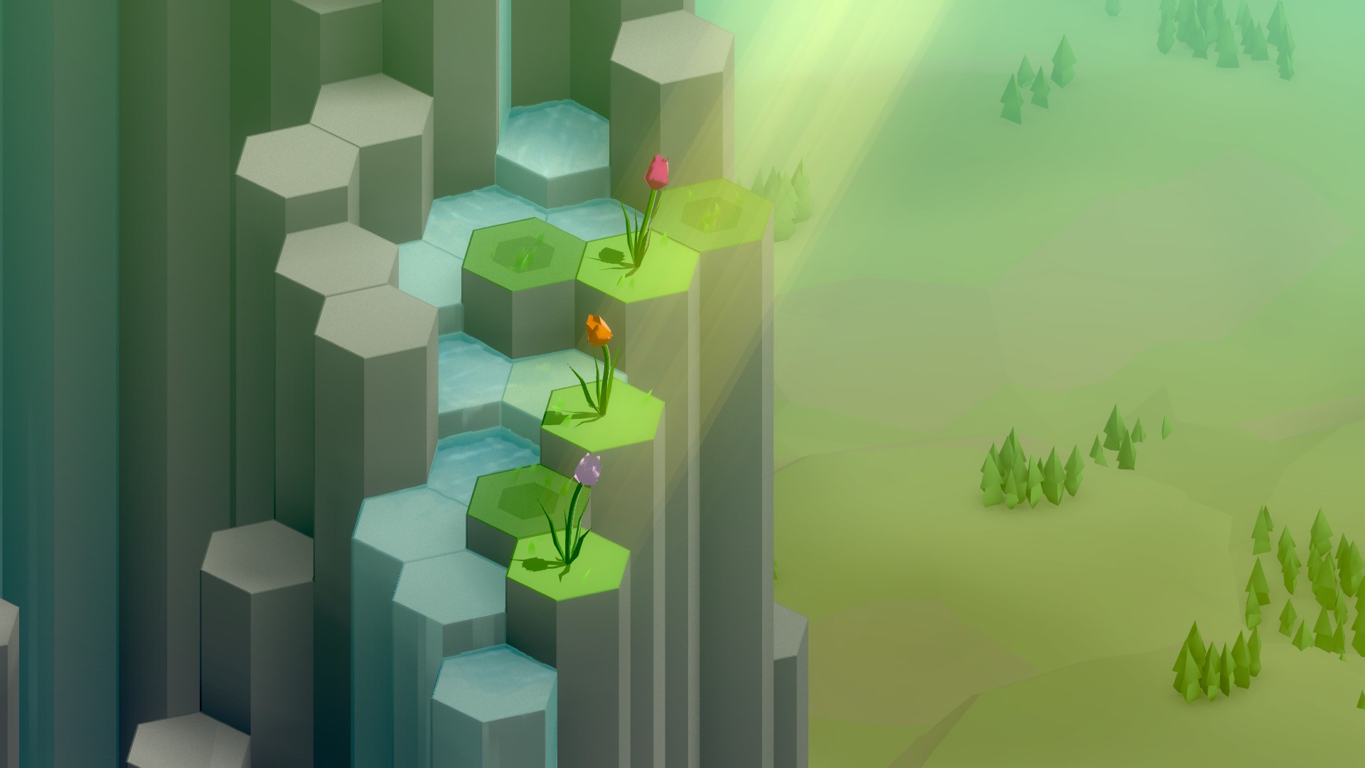 春天的瀑布/Spring Falls_1