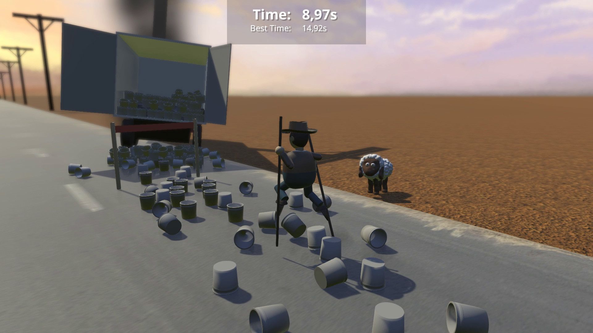 高跷男踩竹马/Stilt Fella_5