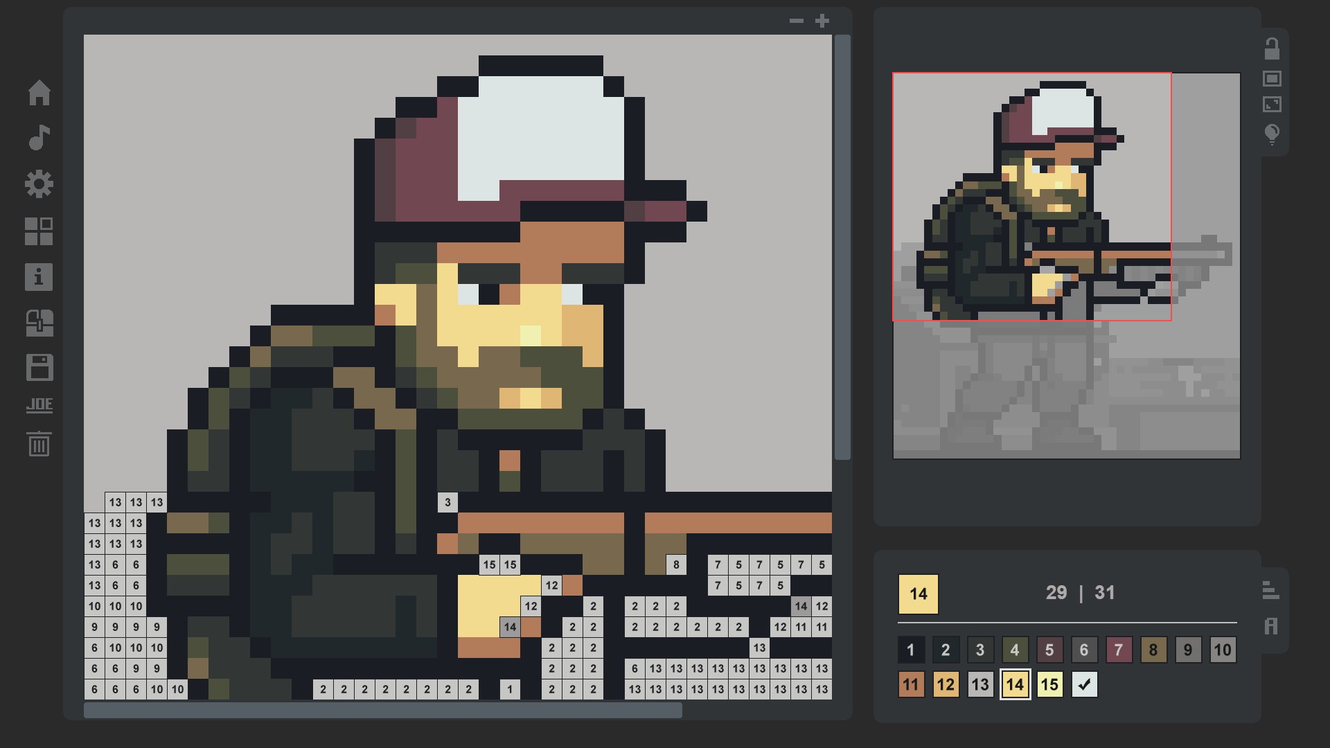 涂色游戏：像素/Coloring Game: Pixel_1