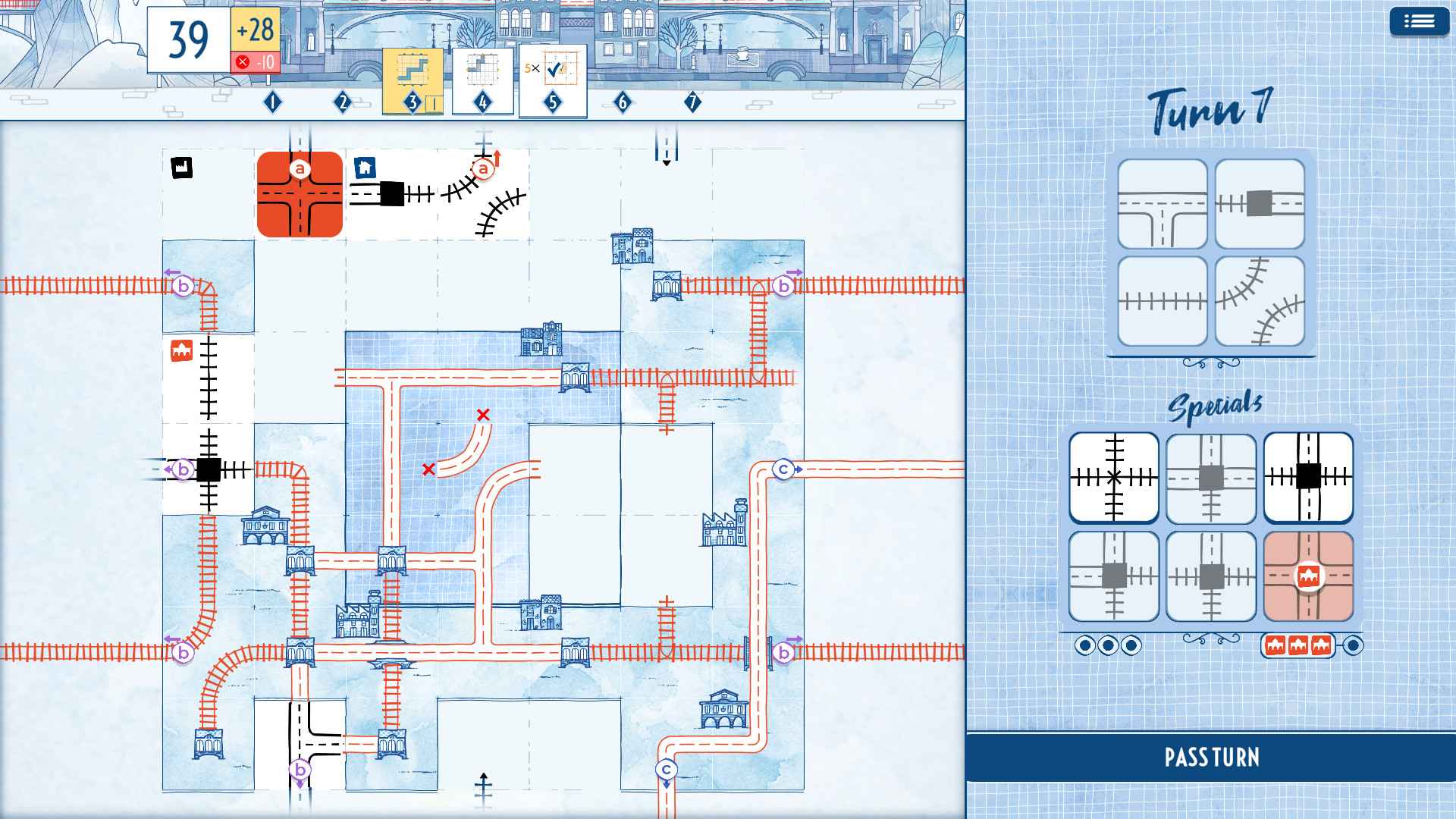 水墨铁道挑战/Railroad Ink Challenge_5