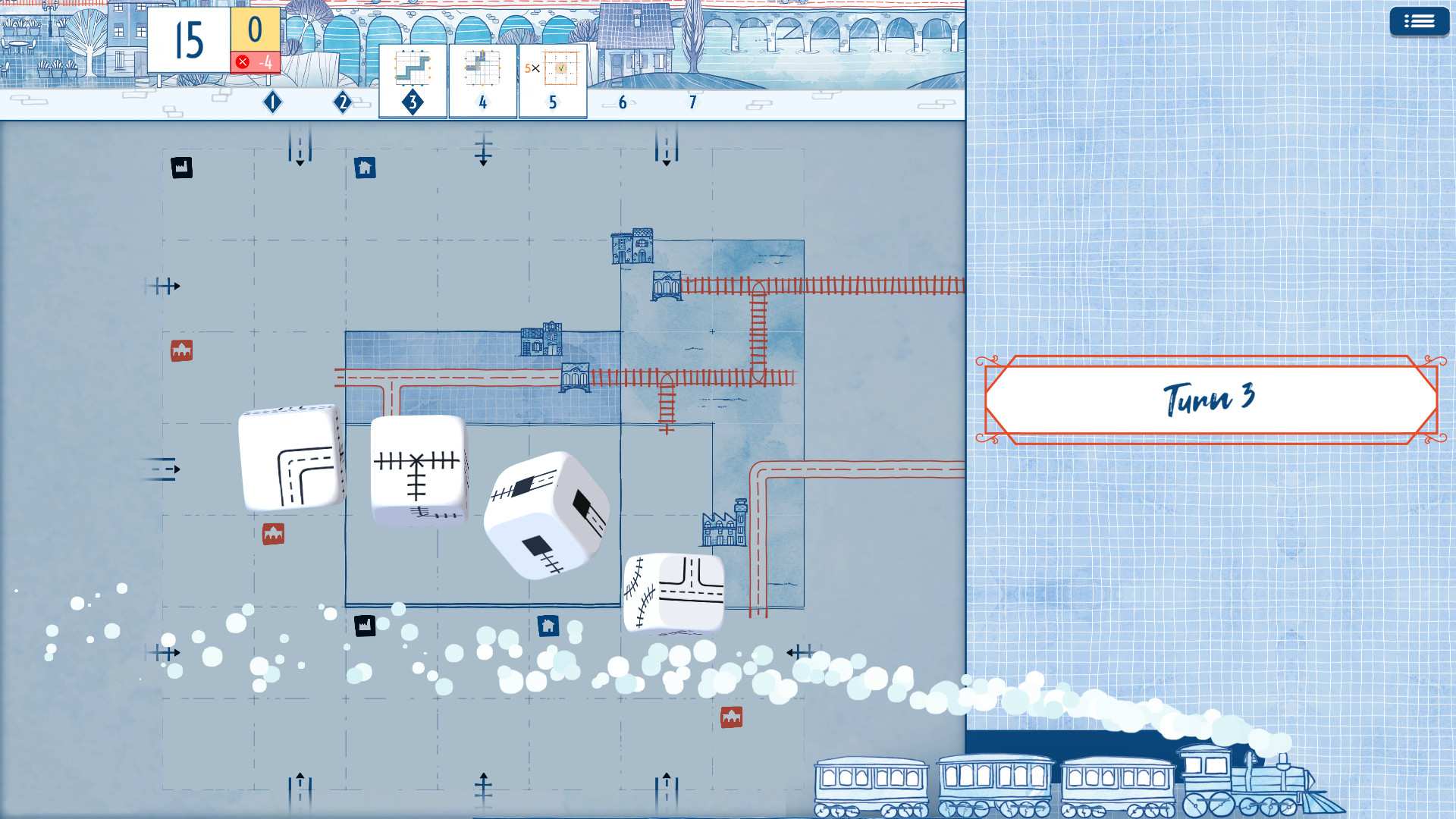 水墨铁道挑战/Railroad Ink Challenge_0