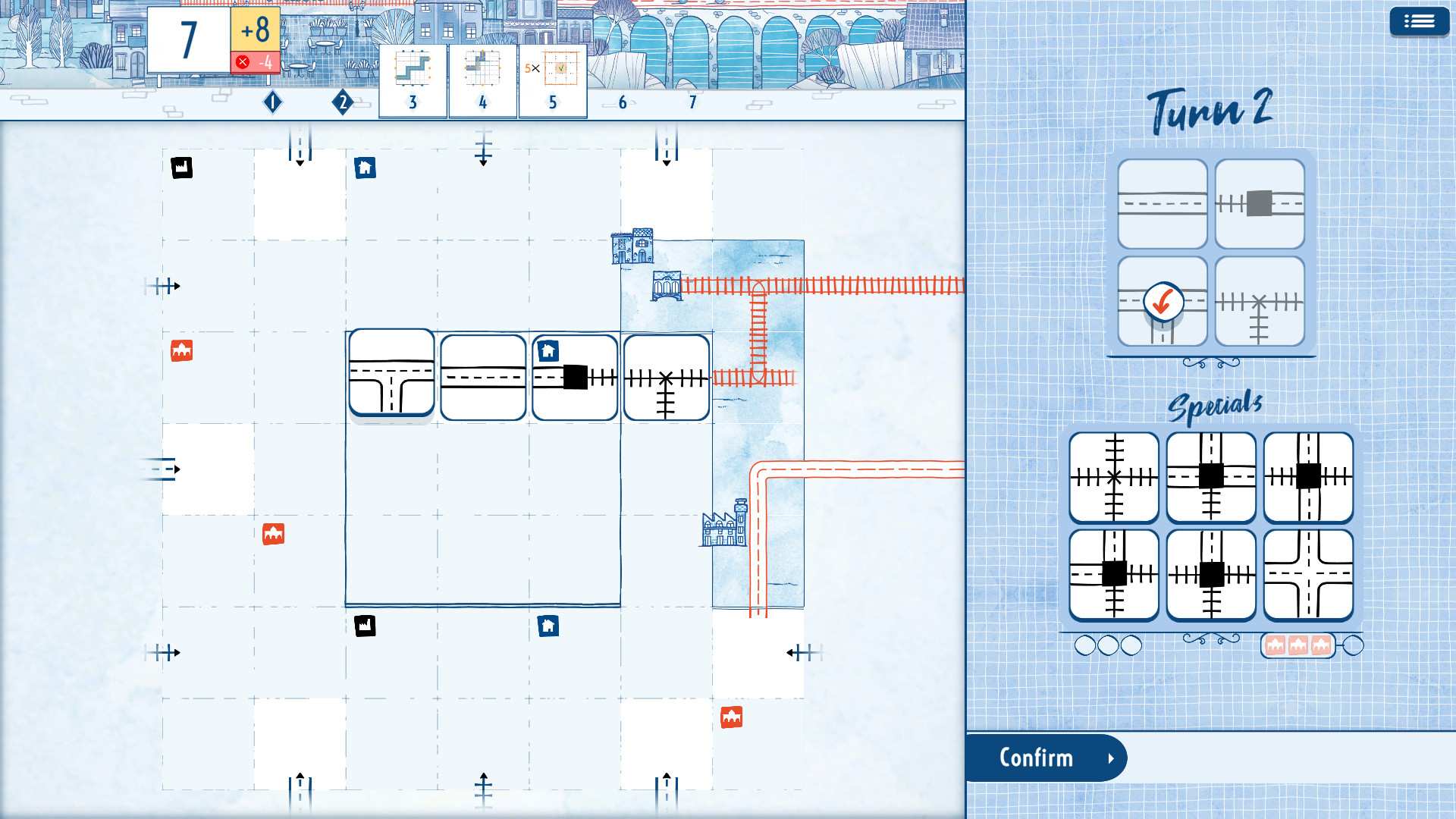 水墨铁道挑战/Railroad Ink Challenge_1