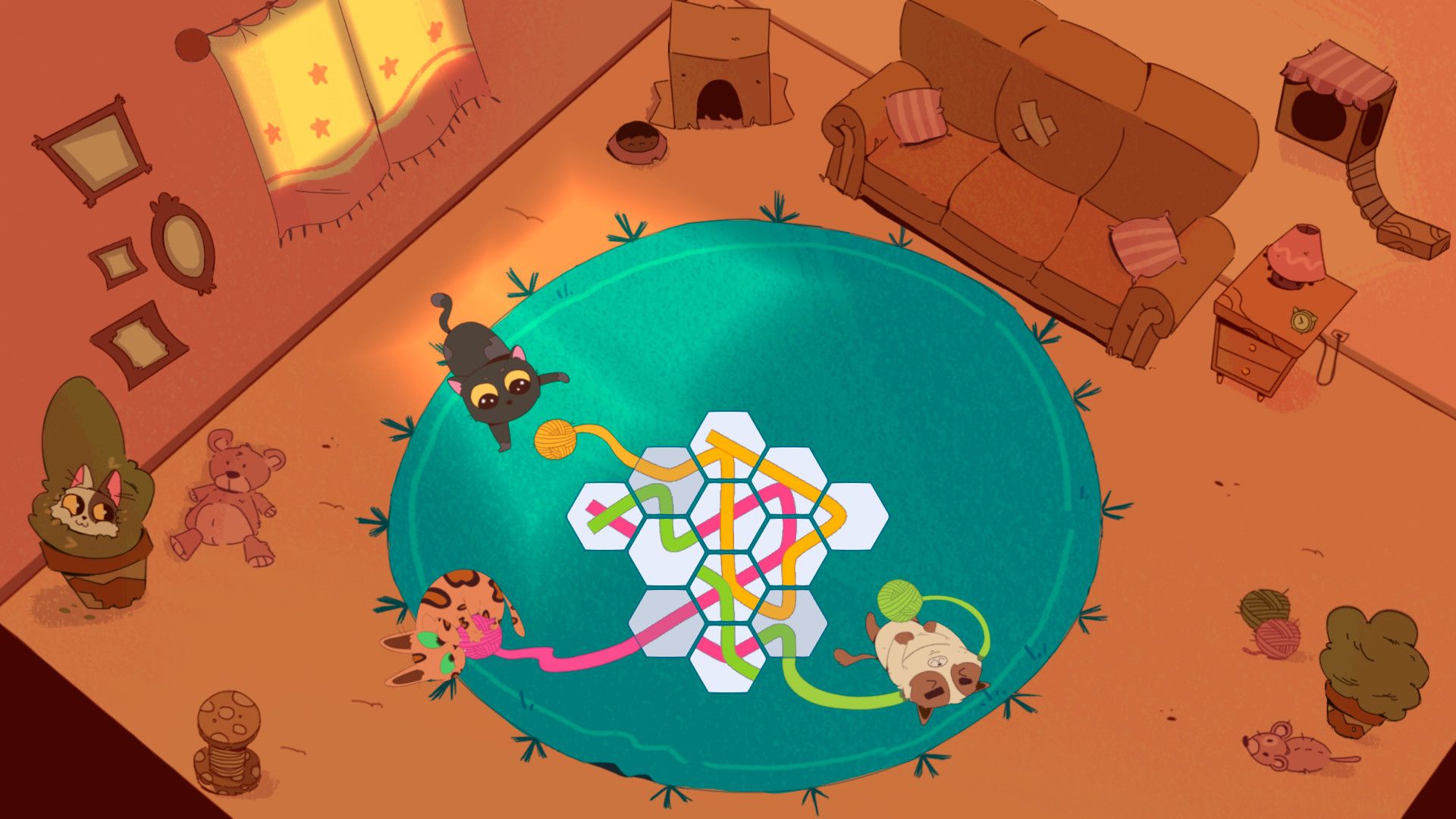 小猫和毛线/Kittens and Yarn_0