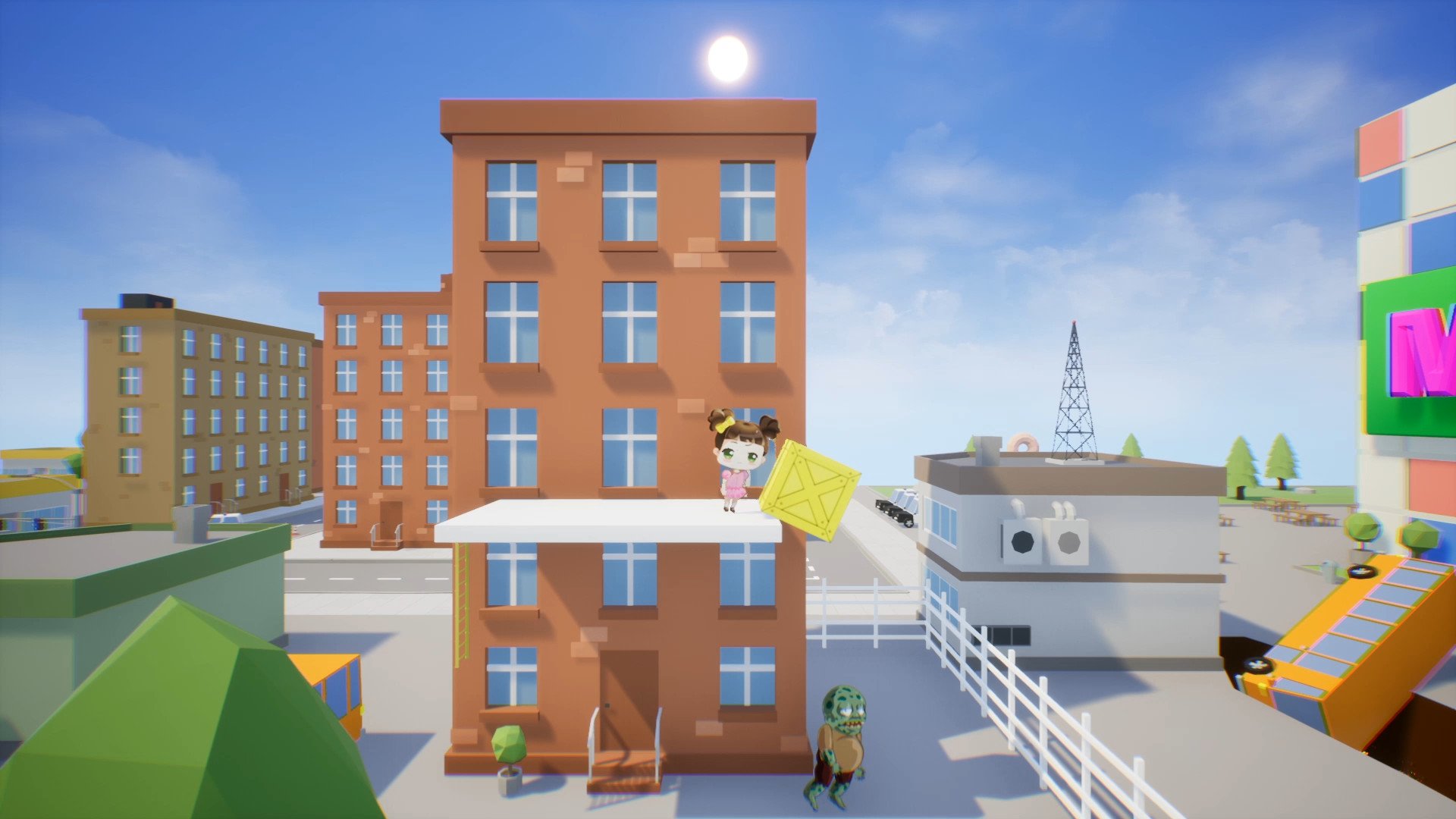 奇碧女孩VS邪恶僵尸/Chibi Girl VS Evil Zombie Dead_1