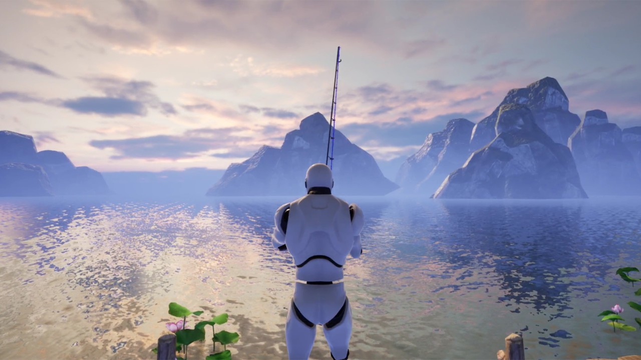 大明湖畔荷花钓鱼/Fishing at Lotus Lakes_0