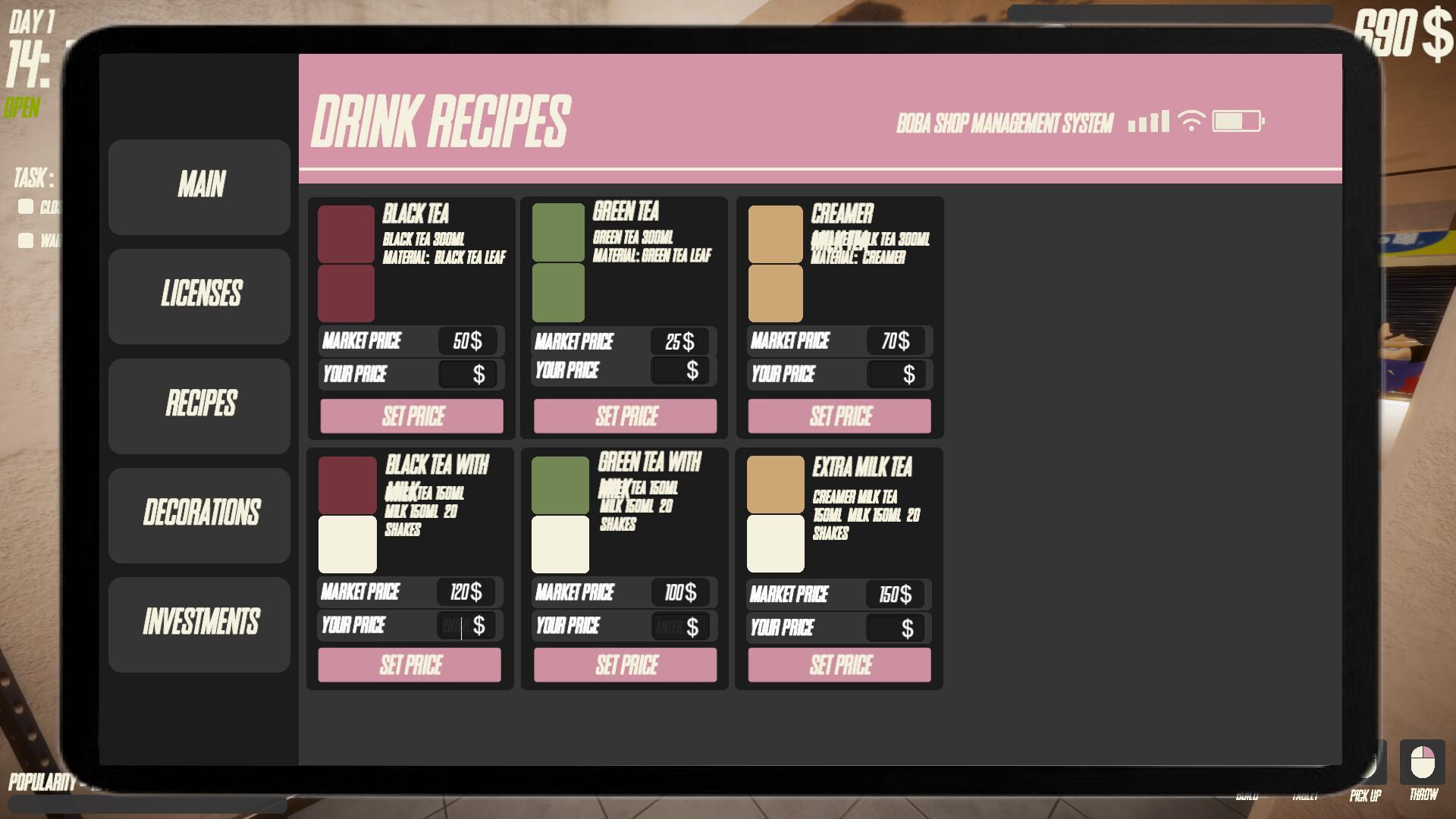 奶茶店模拟器/Boba Tea Shop Simulator_4