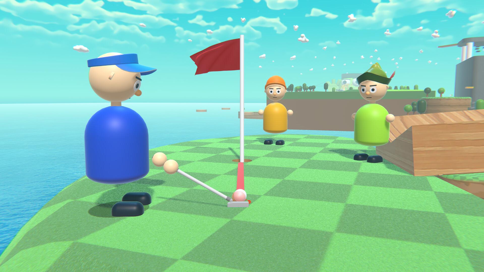 多人平台高尔夫/Multiplayer Platform Golf/支持网络联机_0