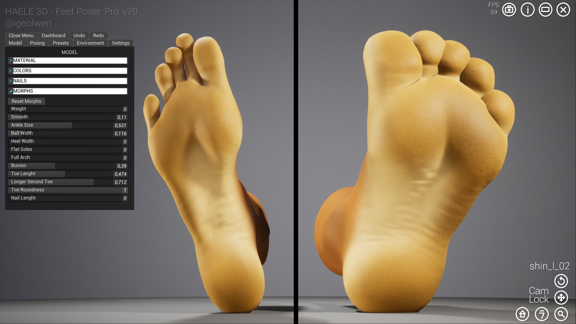 足部造型模拟器 - 专业版/HAELE 3D - Feet Poser Pro_2