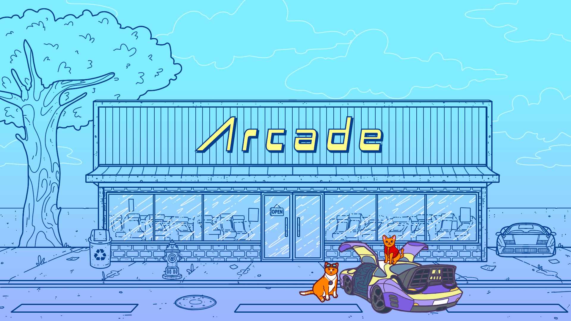 电玩街机满是猫/An Arcade Full of Cats_1