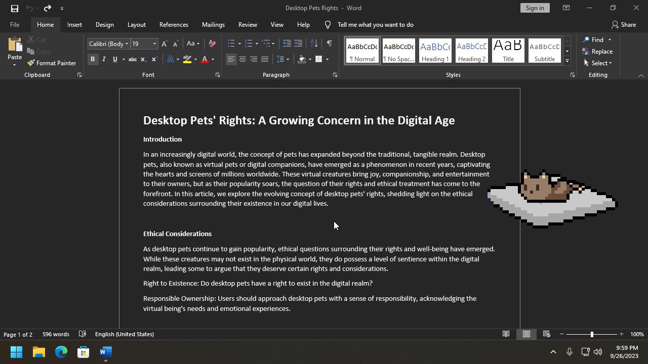 桌面宠物/Desktop Pet Project_2