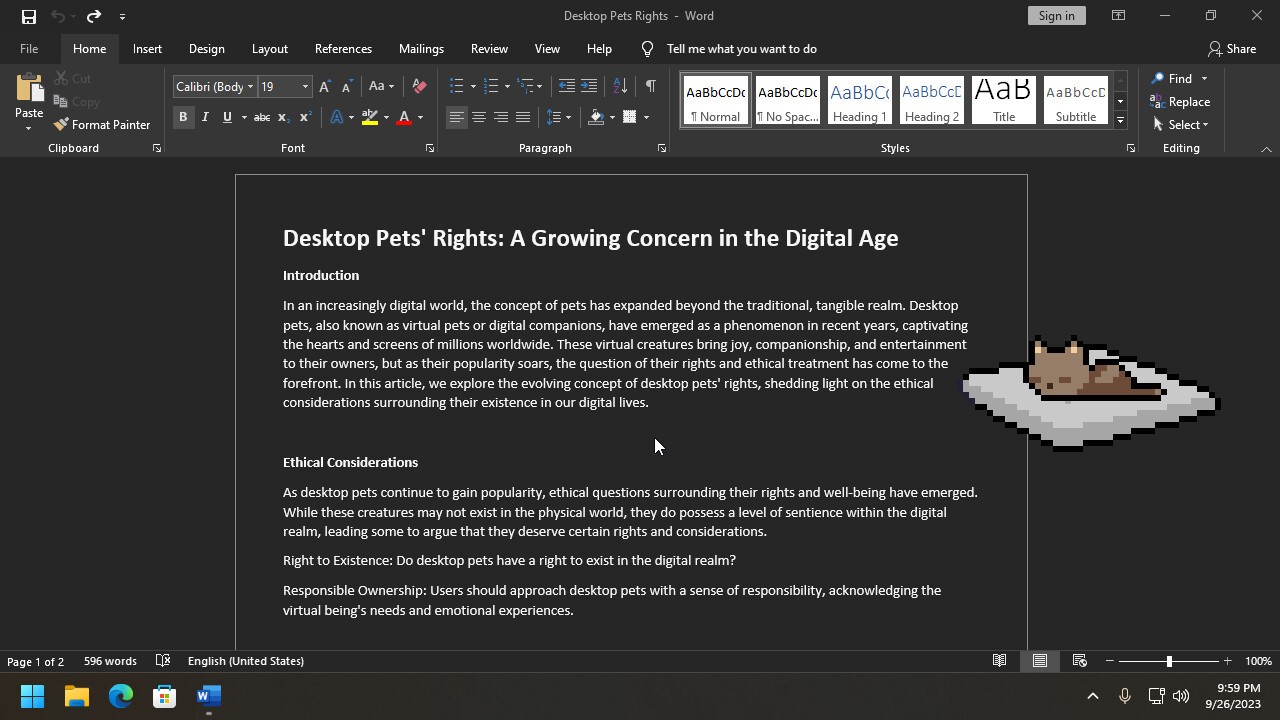 桌面宠物/Desktop Pet Project_3
