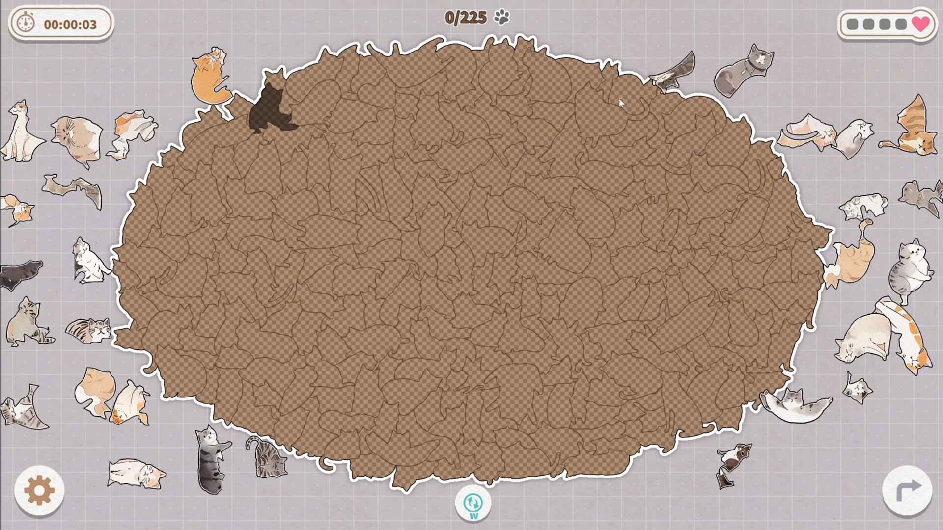 挤在一起的猫猫/Cats Huddled Together_1