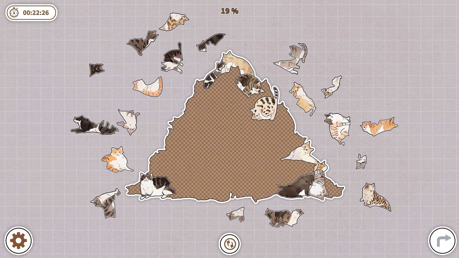 挤在一起的猫猫/Cats Huddled Together_0