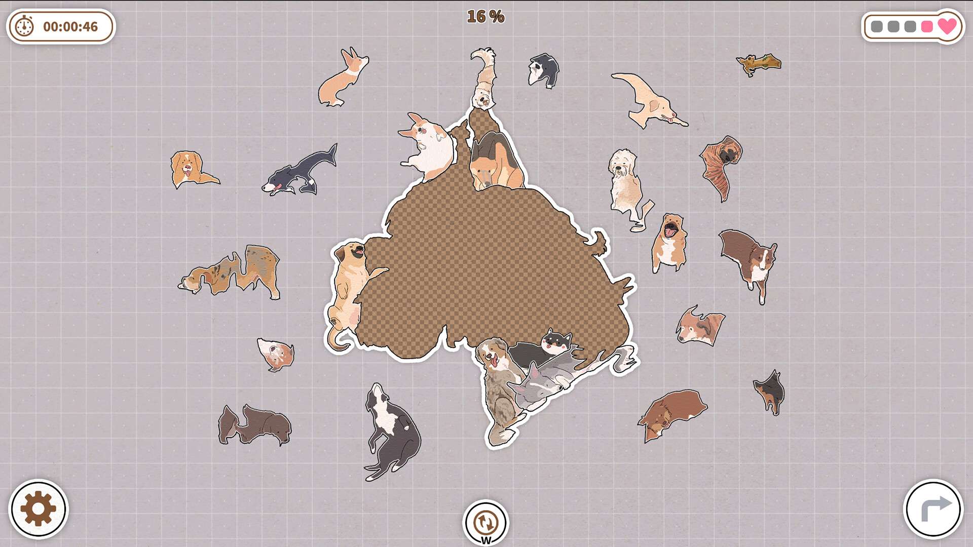 挤在一起的狗狗们/Dogs Huddled Together_4