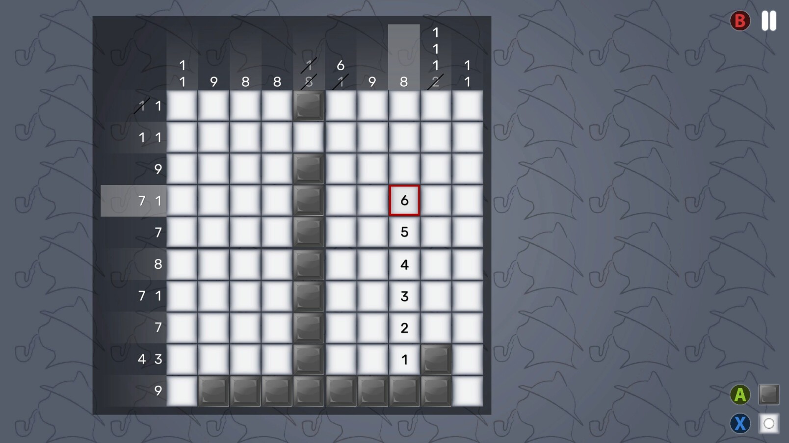 夏洛克猫·福尔摩斯绘图方块/SherloCAT Holmes Nonogram_2