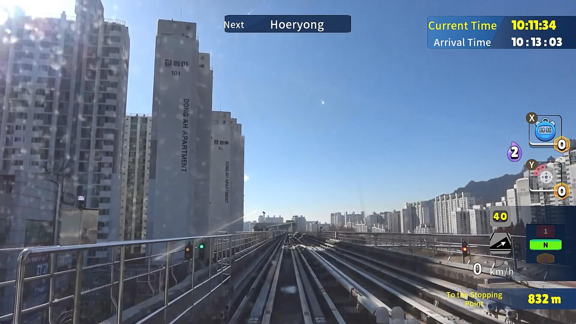 韩国轨道驾驶之旅：轻轨乌镇部/Korean Rail Driving Tour-LRT Uijeongbu_3