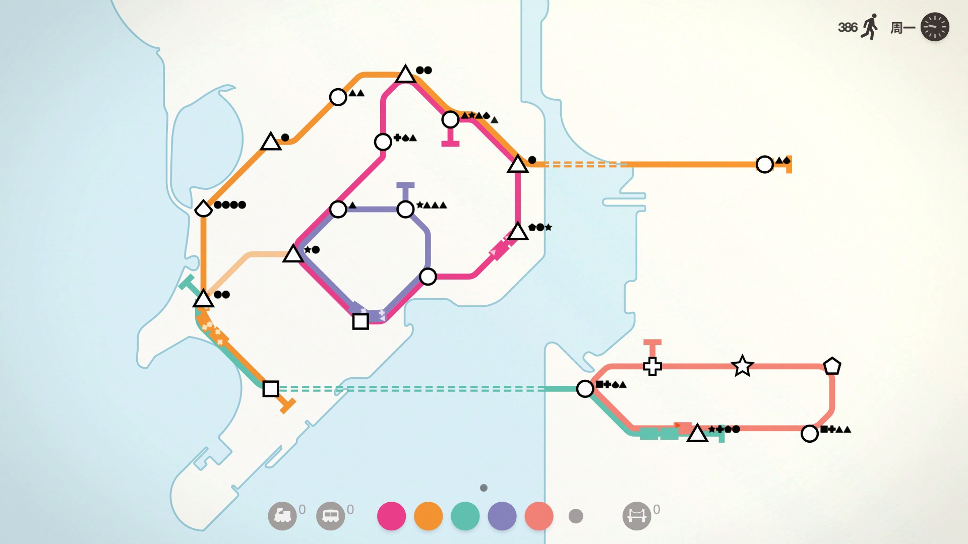 迷你地铁/迷你都市/模拟地铁/Mini Metro_6