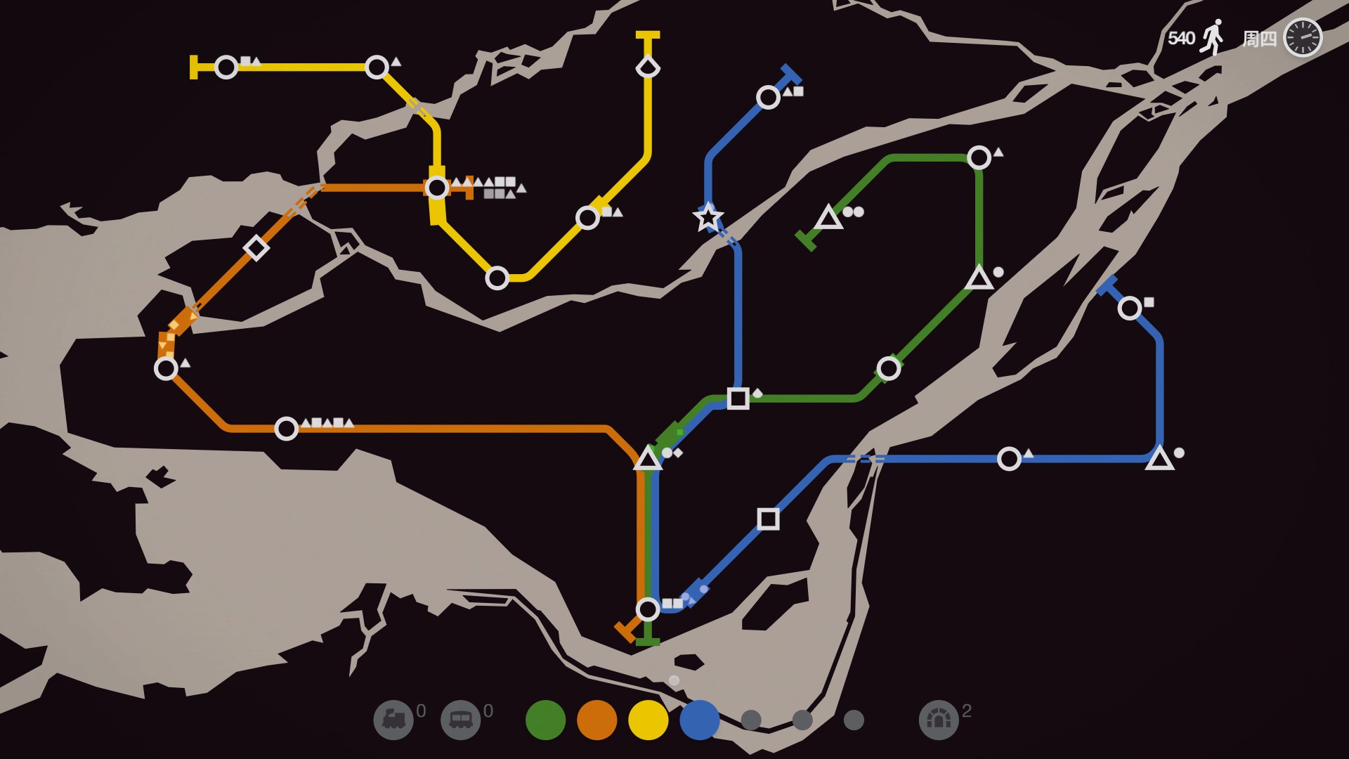 迷你地铁/迷你都市/模拟地铁/Mini Metro_2