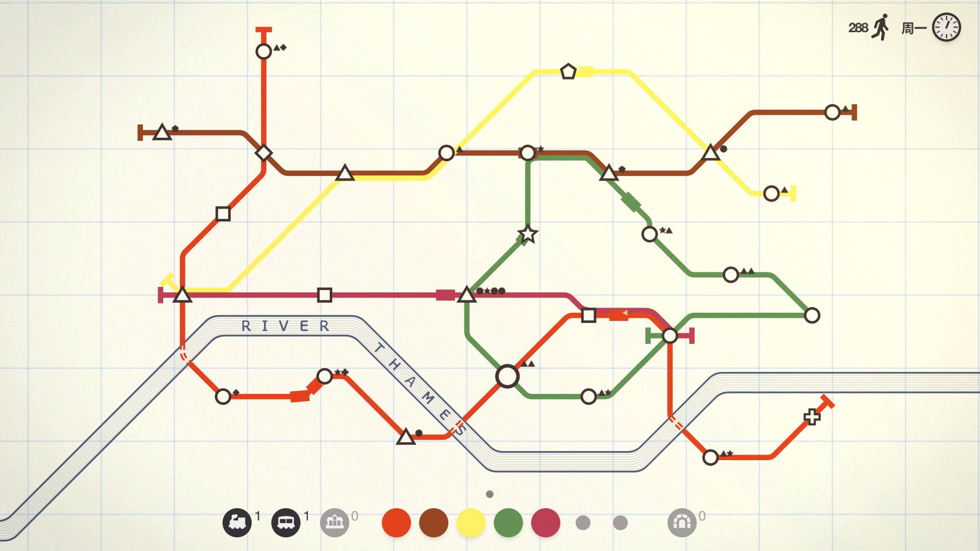 迷你地铁/迷你都市/模拟地铁/Mini Metro_1