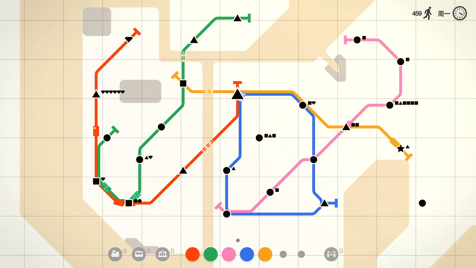 迷你地铁/迷你都市/模拟地铁/Mini Metro_4