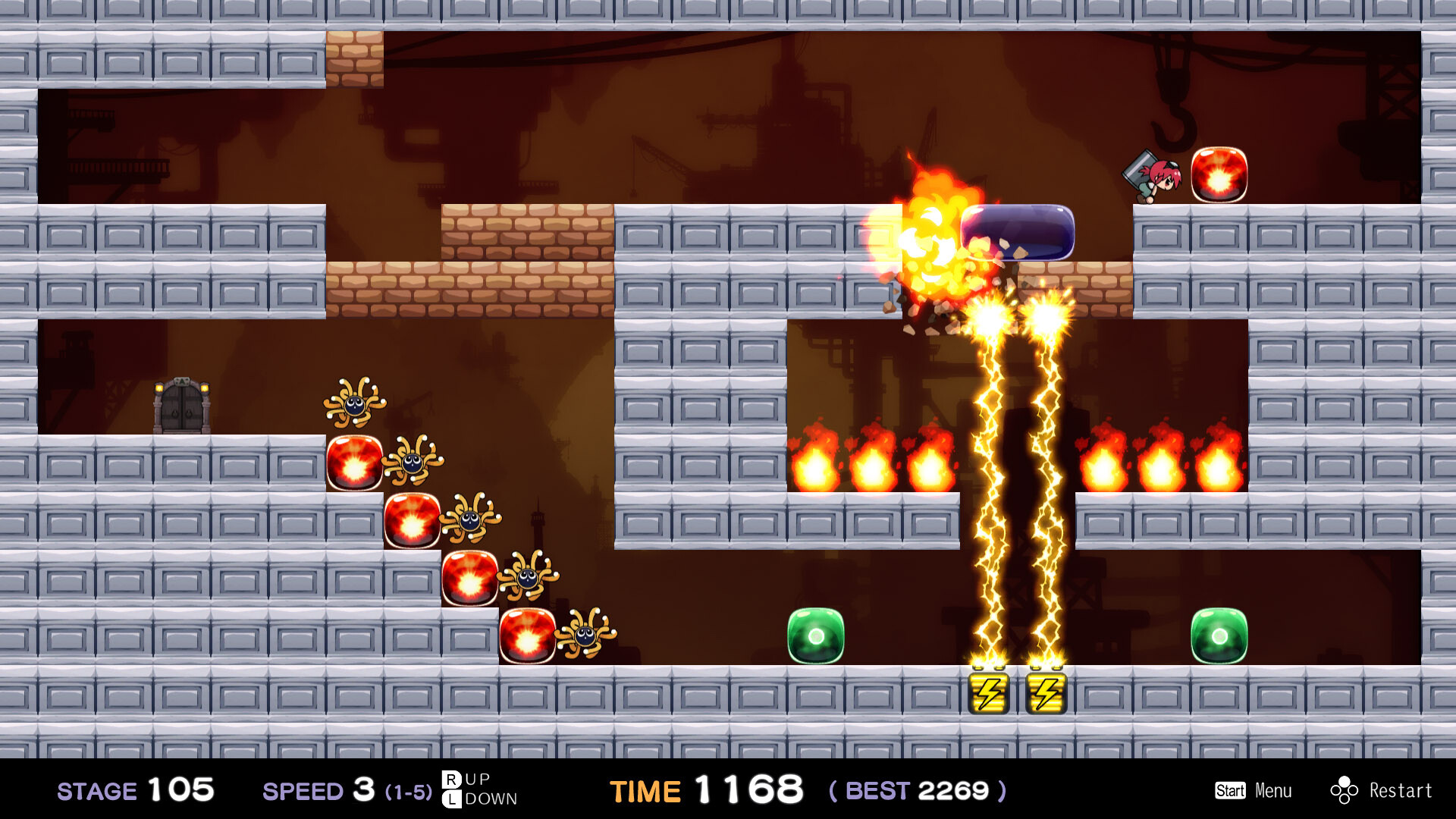 粉碎谜题:锤子先生/Crash Puzzle Hammer-San_0
