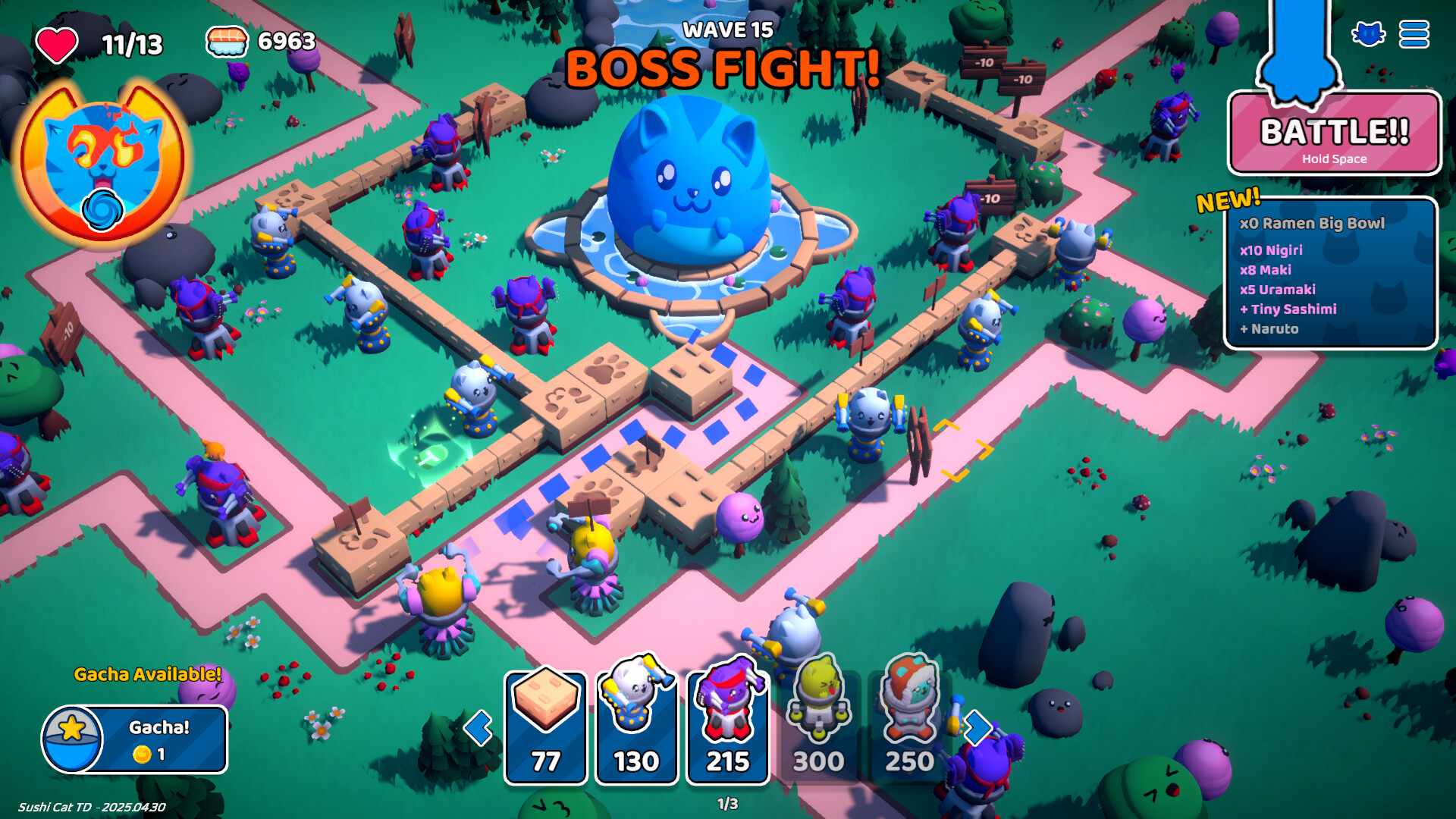 寿司猫：塔防/Sushi Cat - Tower Defense_0