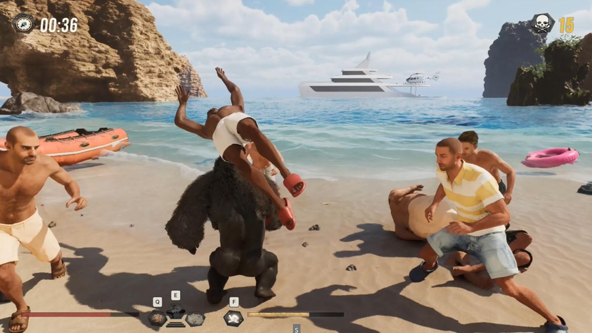 猩猩对战100个男人/Gorilla Vs 100 Men_3