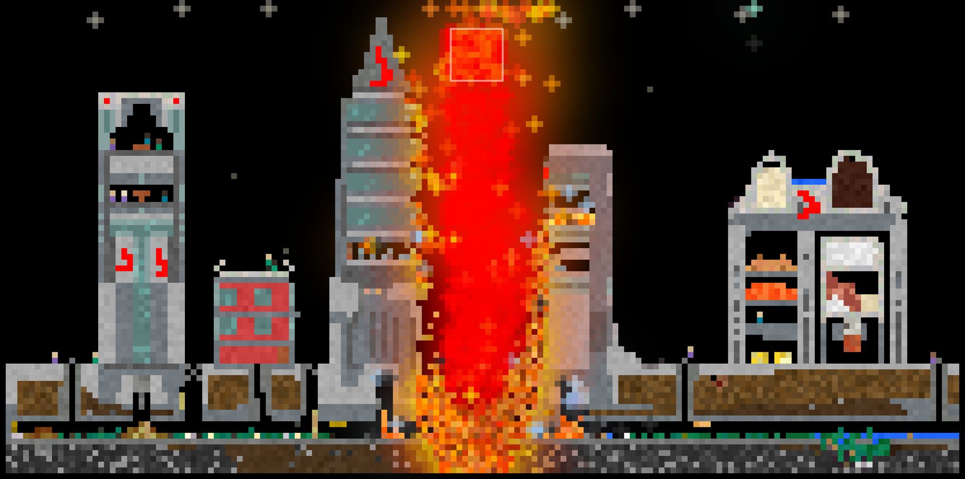 沙粒模拟场/沙盒模拟器/Sandboxels_1