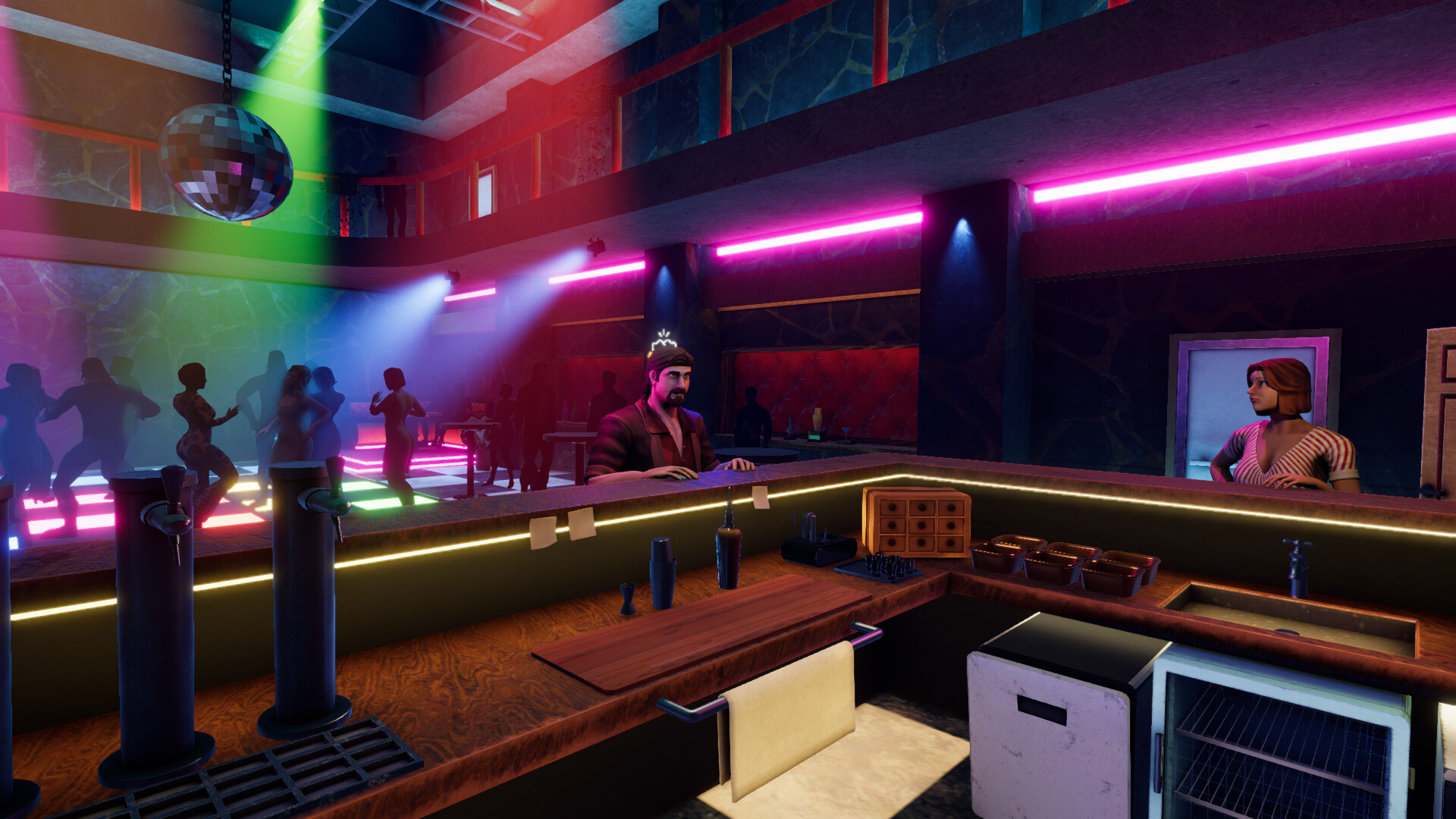 迪斯科灯光下：80年代酒吧模拟器/Under the Disco Lights - 80's Bar Simulator_4