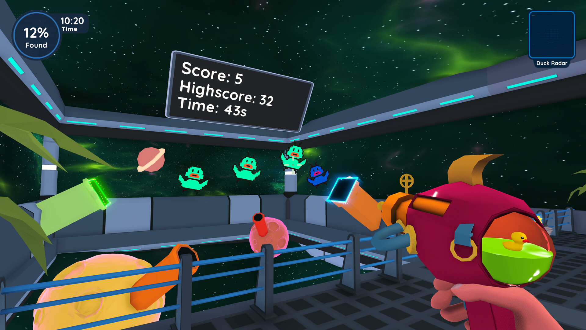 在太空中寻找 100 只鸭子并炸飞它们！！！/Find 100 Ducks and Blast Them...IN SPACE!!!_5