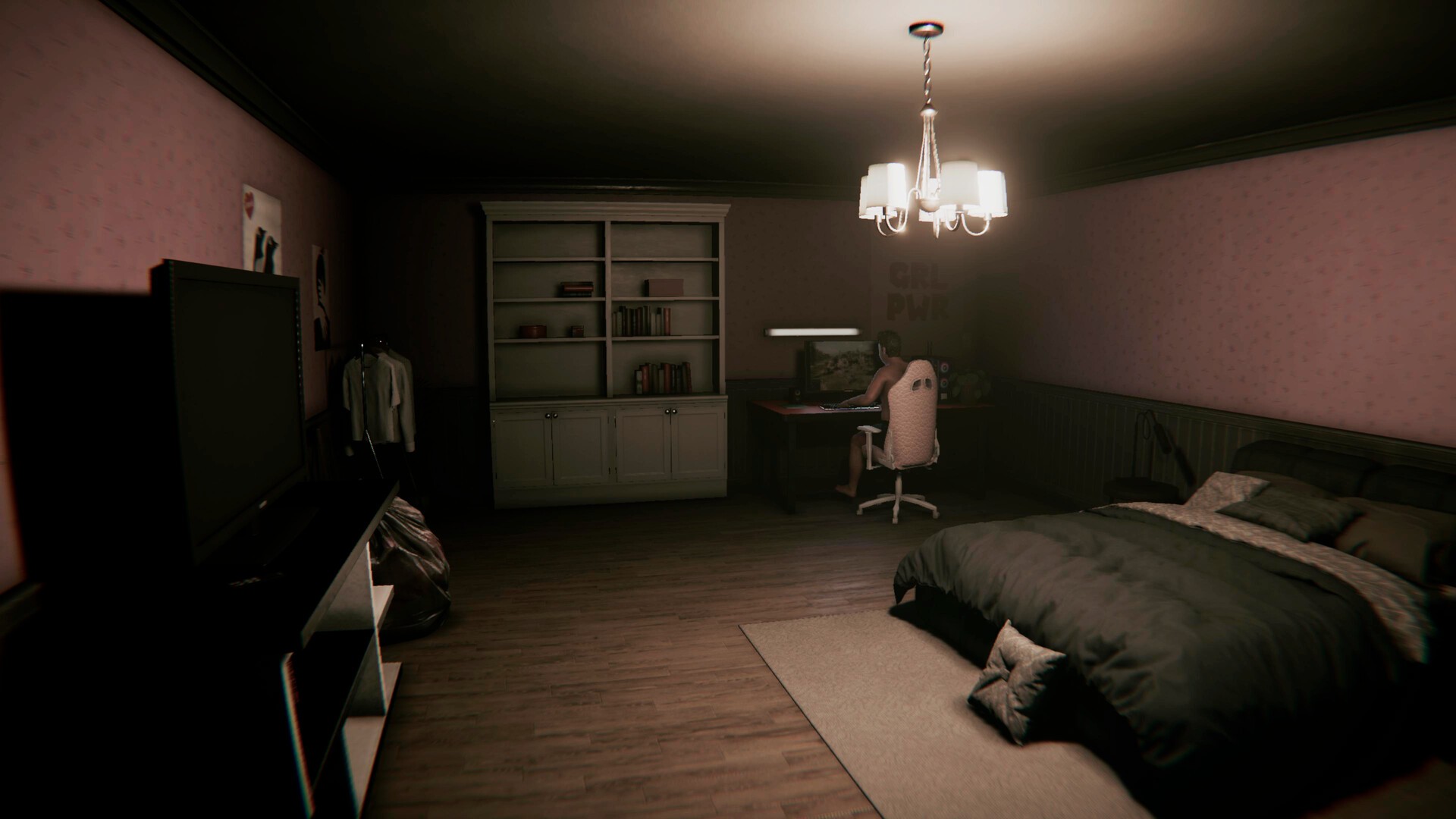 我在一个胖子的房子里醒来：他三十多岁，喜欢啤酒和游戏/I woke up in the house of a fat man: he's over 30 years old and loves beer and games_4