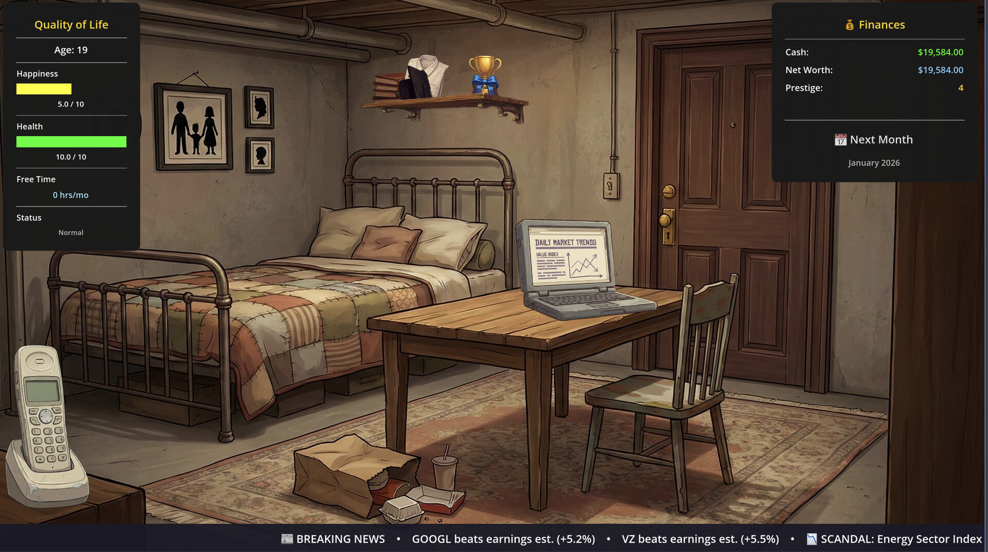 自力更生：投资人生模拟器/SELF MADE: Investment Life Sim_3