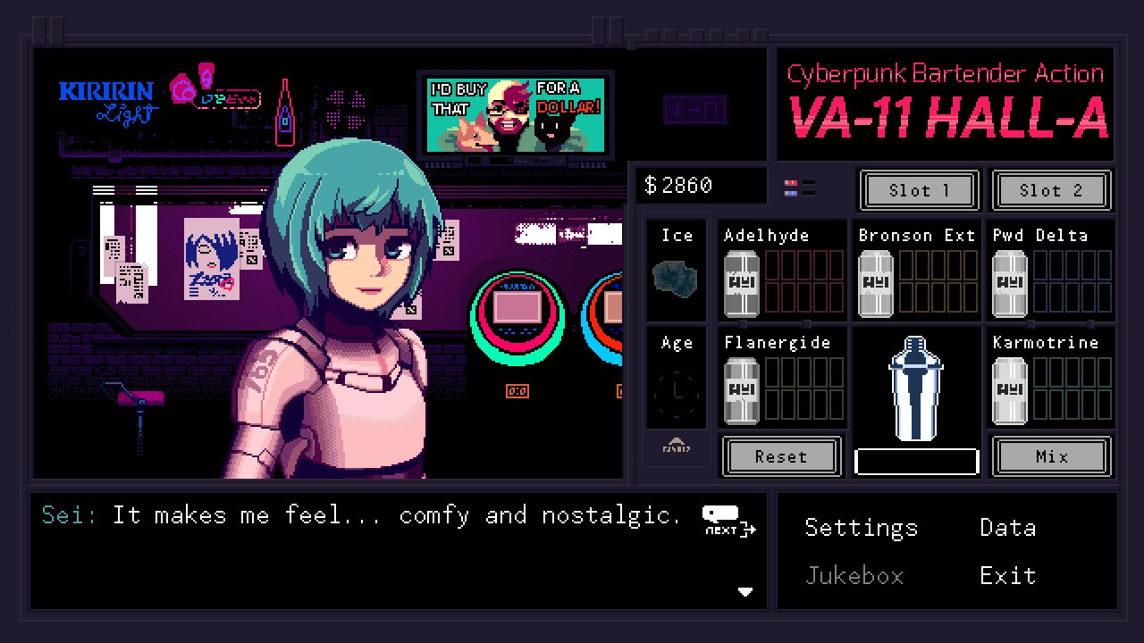 VA-11 HALL-A：赛博朋克酒保行动/VA-11 Hall-A: Cyberpunk Bartender Action_5