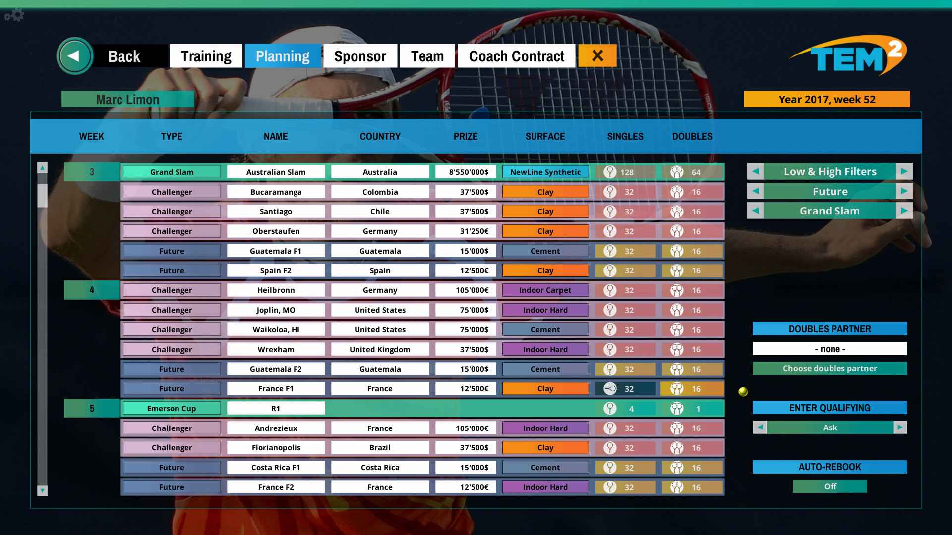 网球精英经理2/Tennis Elbow Manager 2_4