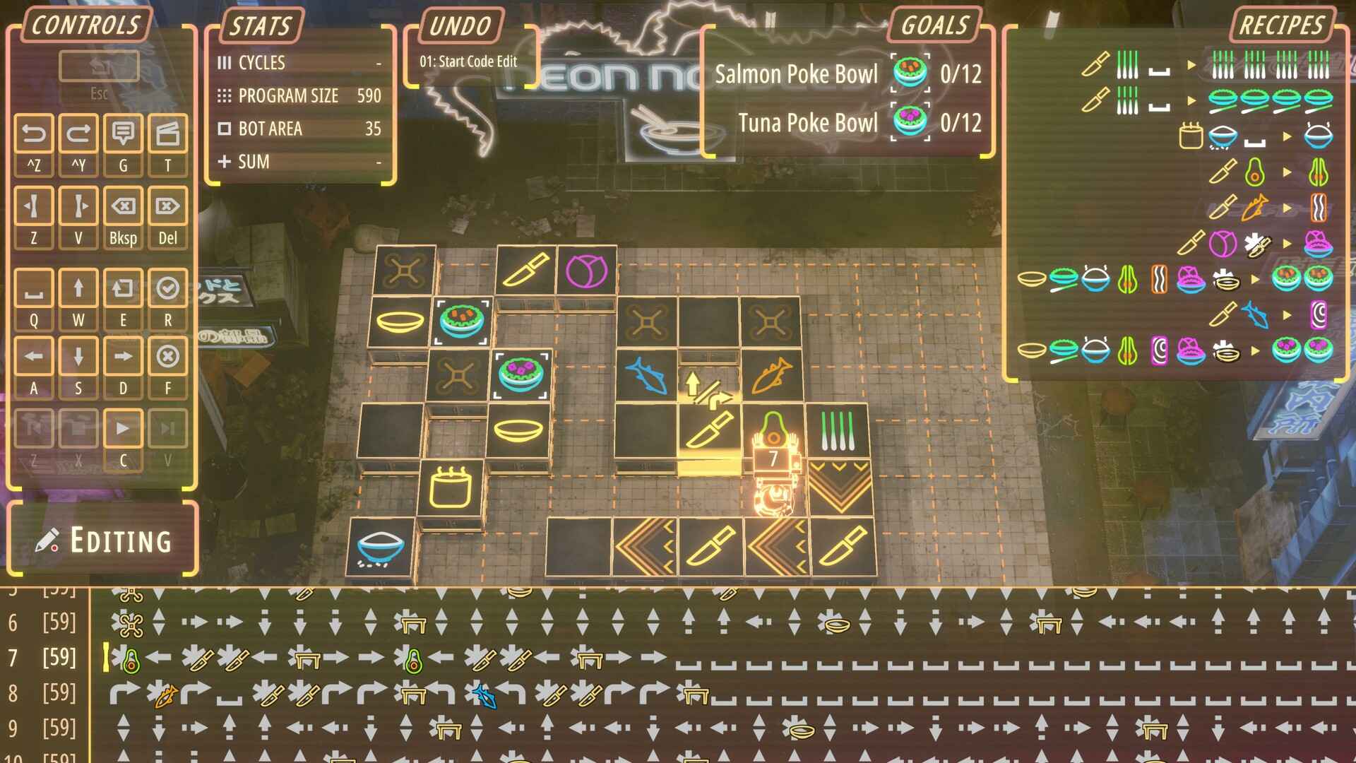 霓虹面：赛博朋克厨房自动化/Neon Noodles - Cyberpunk Kitchen Automation_0